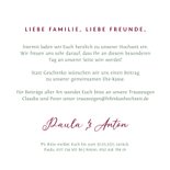 Hochzeitseinladung mit Hibiskus 3