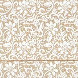 Hochzeitseinladung Spitze romantisch Kraftpapierlook Rückseite