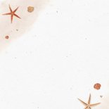 Hochzeitseinladung Strandlook mit eigenem Foto & Seesternen Rückseite