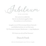 Hochzeitsjubiläum silberne Herzen Silberhochzeit Einladung 3