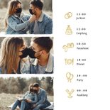 Hochzeitskarte Change-the-Date Foto Pinselstrich 2