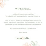 Hochzeitskarte mit Frühlingsblumen & Kupferdruck 3