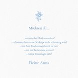Hochzeitskarte Trauzeugin fragen englische Rose romantisch 3