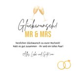 Humorvolle Glückwunschkarte Hochzeit 3