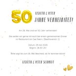 Jubiläumskarte Fotocollage Goldene Hochzeit 3