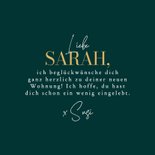 Karte Glückwunsch Einzug Kartons & Pflanzen 3