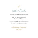 Karte Glückwunsch Taufe Blätterkranz 3