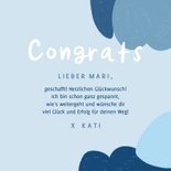 Karte Glückwunsch 'You did it, Bro' 3