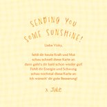 Karte Gute Besserung Sonne 'Sending you some sunshine' 3
