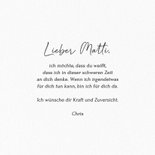 Karte 'Hoffnung & Zuversicht' Vergissmeinnicht 3