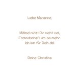 Karte Spruch in Steinherz 3