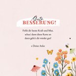 Karte zur guten Besserung Blumenwiese 3