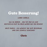 Katzen-Karte Gute Besserung 'Cat well soon' 3