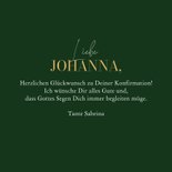 Konfirmations-Glückwunschkarte Taube mit Zweig 3