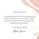 Muttertagskarte Blumenbanderole 3