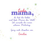 Muttertagskarte Blumenherz bunte Blumen 3