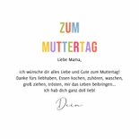 Muttertagskarte bunte Blumen 3