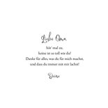 Muttertagskarte Foto 'Oma, I love you 3