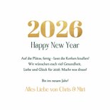 Neujahrsgrüße knallender Sektkorken 3