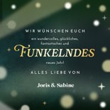 Neujahrskarte Discokugel 'Funkelndes Jahr' 3