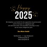 Neujahrskarte Firma 'Happy 2025' 3