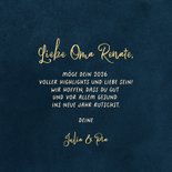 Neujahrskarte Fotocollage Sterne 'liebevolles neues Jahr'  3