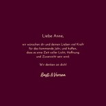 Neujahrskarte leuchtendes Herz 3