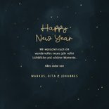 Neujahrskarte Mond mit Lichterkette 3