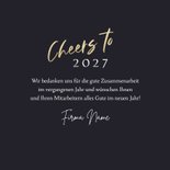 Neujahrskarte 'Prost Neujahr' Feuerwerk 3