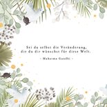 Neujahrskarte Taube 'Friedvolles neues Jahr' 2