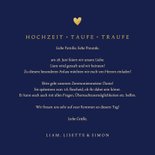 Originelle Einladung Traufe mit Fingerabdruck 3