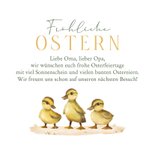 Ostergrußkarte drei Küken 3