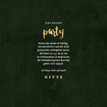 Partyeinladung Dschungel und Lichterkette 3