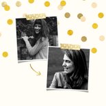 Partyeinladung Goldene Konfetti 2