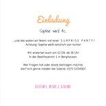 Partyeinladung Surpriseparty mit Foto 3