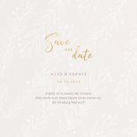 Save-our-Date-Karte zur Hochzeit feine Zweige 3