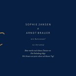 Save-the-Date-Karte Hochzeit Goldene Schrift 3