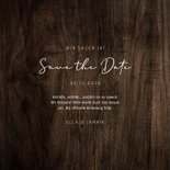 Save-the-Date-Karte Holz mit Trockenblumen 3