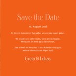 Save-the-Date-Karte witzig 'Kreuzchen im Kalender' 3