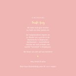 Taufeinladung babyrosa Foto & Herzen 3