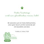 Tierische Fotocollage 'Fröhliche Weihnachten' 3