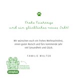 Tierische Fotocollage 'Fröhliche Weihnachten' 3