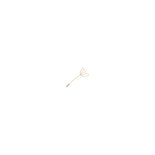 Trauerkarte Einladung Pusteblume beige Aquarell Rückseite
