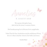 Trauerkarte Schmetterlingskind rosa Aquarell 3