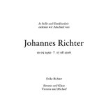 Trauerkarte Sterbebild Foto weißer Rahmen 3