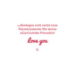 Valentinskarte Affe 'Still Single' 3