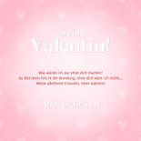 Valentinskarte beste Freundin mit Smiley & Herzen 3