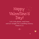 Valentinskarte 'I wanna have Sekt with you!' 3