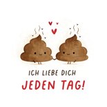 Valentinskarte 'Scheiß auf Valentinstag!' 2