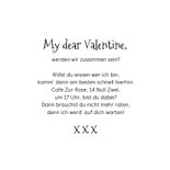 Valentinstag Grußkarte 'Key to my heart' 3